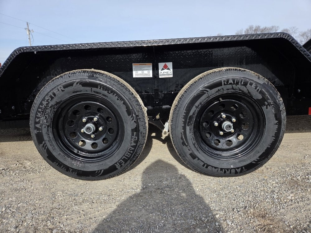 18' Iron Bull EWB Bumper Pull Equipment Trailer Slide in Ramps - (2) 3,500 lb Axles - Equipment Trailers - Stryker Dealership Group