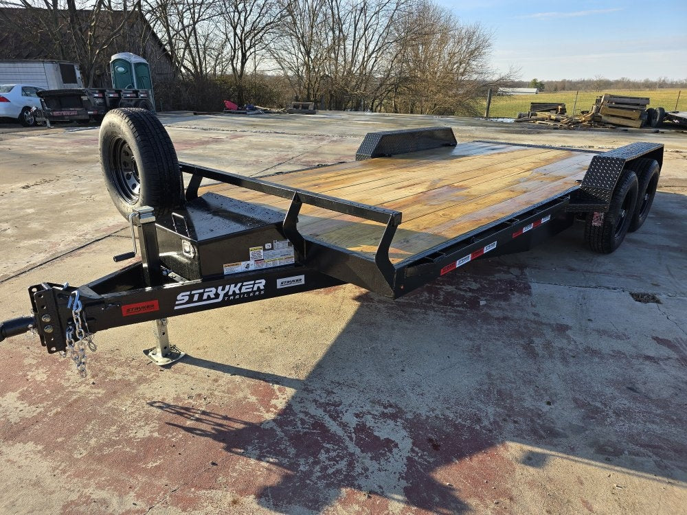 18' Stryker Car Hauler 10K GVWR 83' Wide (2) 5.2K Axles - Single Car Trailers - Stryker Dealership Group