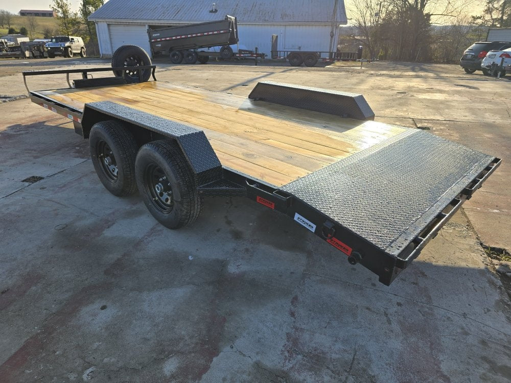 18' Stryker Car Hauler 10K GVWR 83' Wide (2) 5.2K Axles - Single Car Trailers - Stryker Dealership Group