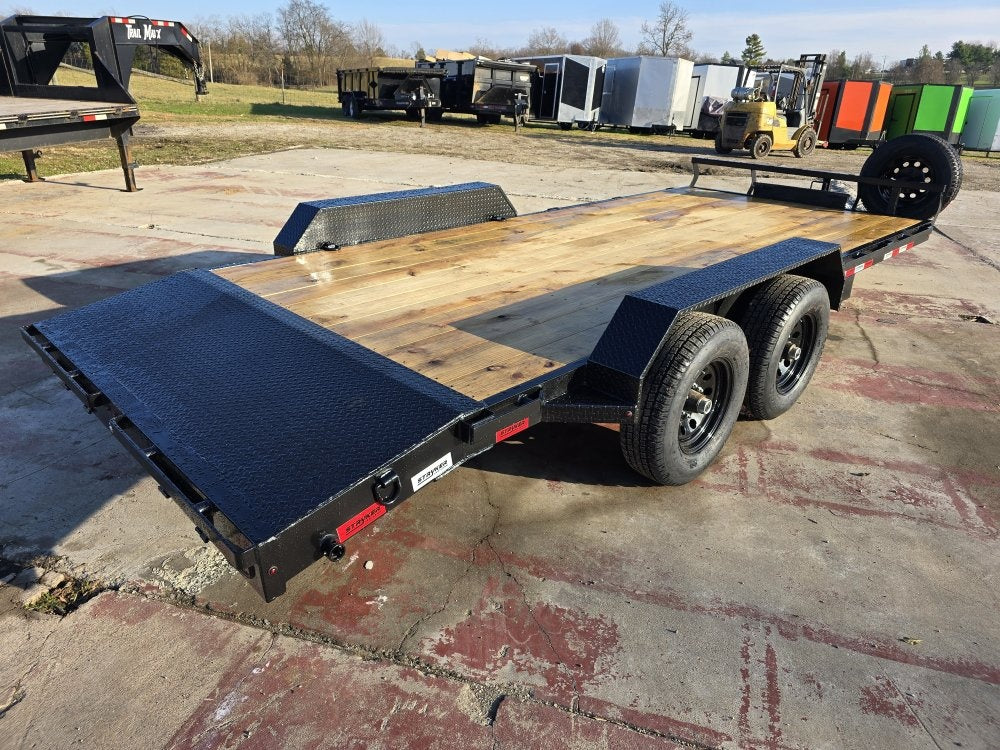 18' Stryker Car Hauler 10K GVWR 83' Wide (2) 5.2K Axles - Single Car Trailers - Stryker Dealership Group