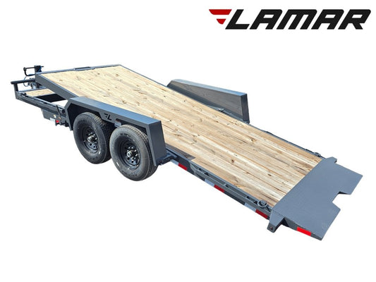 18' Tilt Trailer Lamar (2) 7K Axles 14K GVWR 10K Payload - Equipment Tilt - Stryker Dealership Group