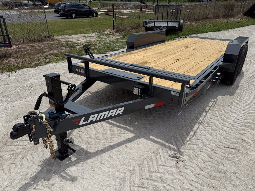 18' Tilt Trailer Lamar (2) 7K Axles 14K GVWR 10K Payload - Equipment Tilt - Stryker Dealership Group