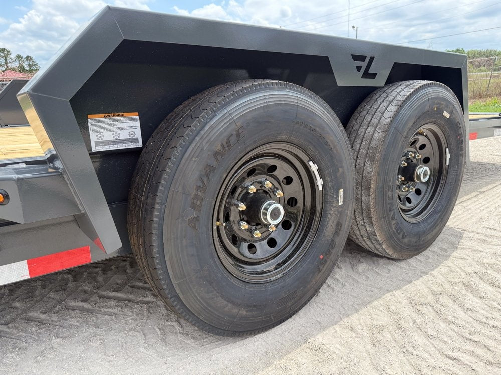 18' Tilt Trailer Lamar (2) 7K Axles 14K GVWR 10K Payload - Equipment Tilt - Stryker Dealership Group