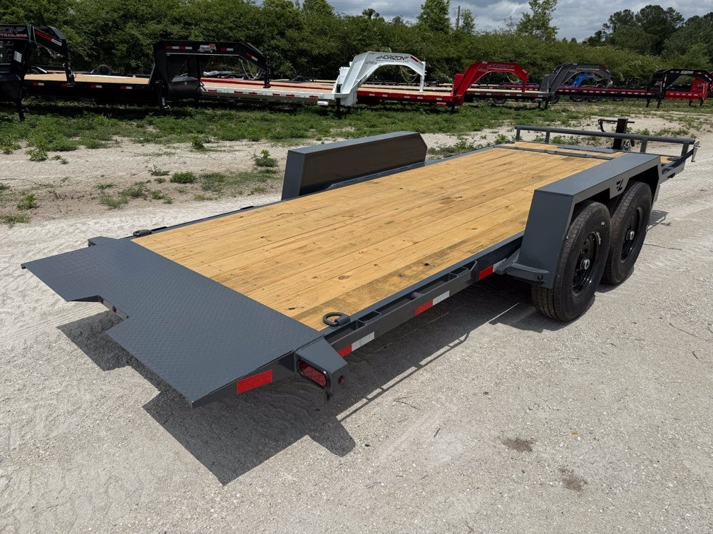 18' Tilt Trailer Lamar (2) 7K Axles 14K GVWR 10K Payload - Equipment Tilt - Stryker Dealership Group