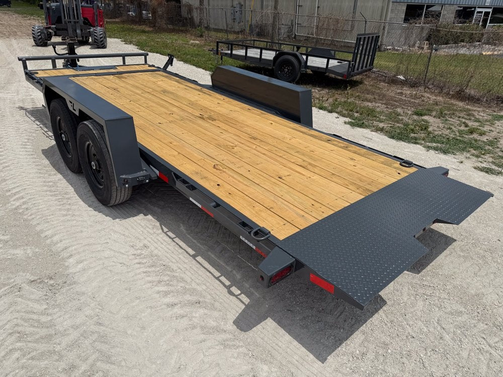 18' Tilt Trailer Lamar (2) 7K Axles 14K GVWR 10K Payload - Equipment Tilt - Stryker Dealership Group