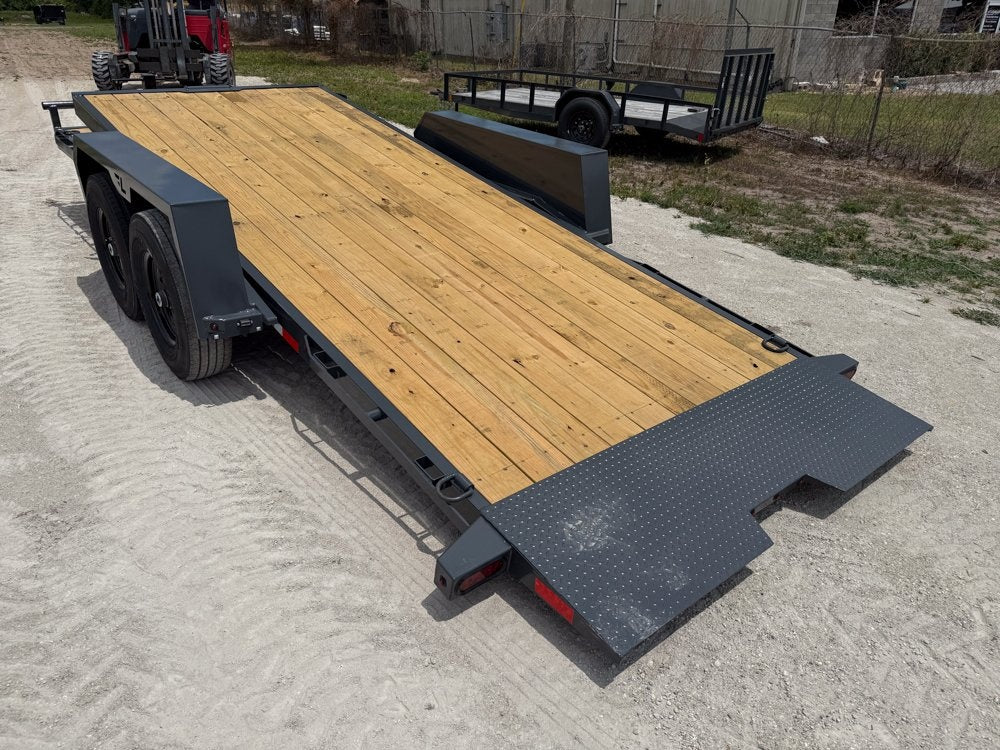 18' Tilt Trailer Lamar (2) 7K Axles 14K GVWR 10K Payload - Equipment Tilt - Stryker Dealership Group