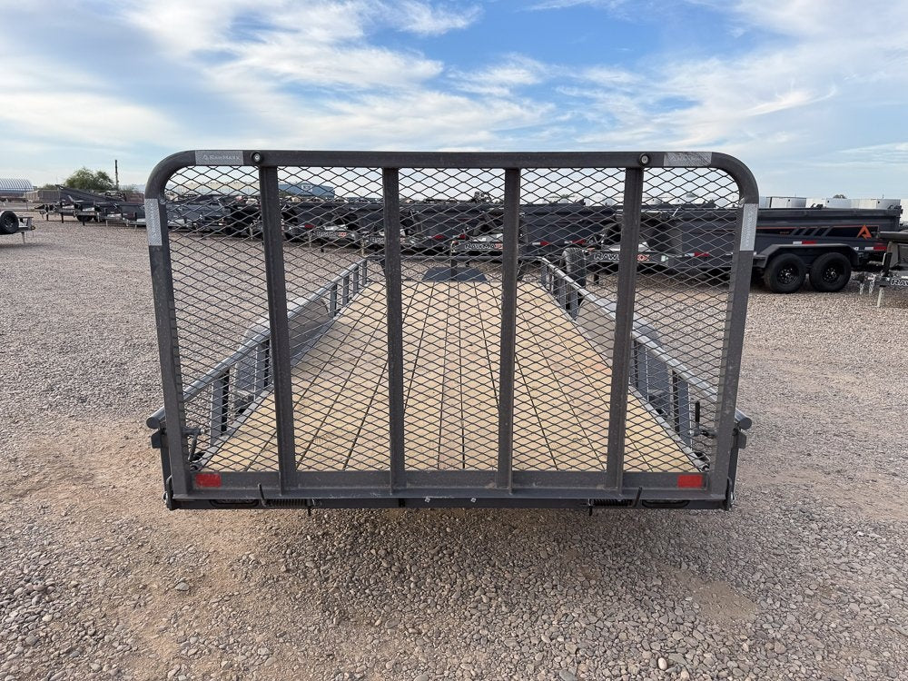 18' UTX Bumper Pull Utility (2) 3.5k Axles, 4' Mesh Flip Ramp - Utility & SXS - Stryker Dealership Group
