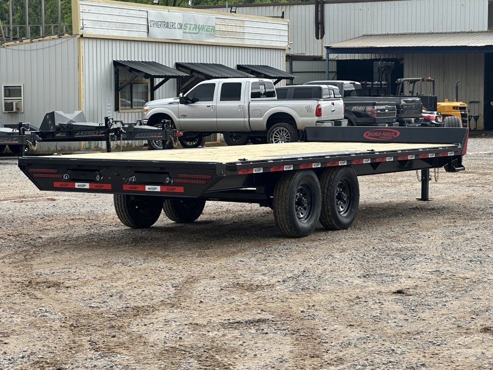 20' DH Bumper Pull Deckover (2) 8K Axles, 14 Ply Tires, Slide In Ramps 9907 - Stryker Dealership Group