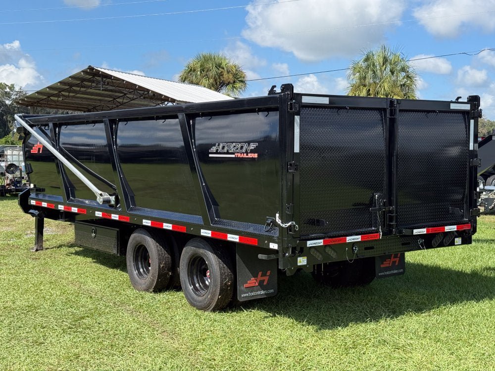 20 Horizon HZH Gooseneck Dump Trailer 48" Side Walls - (2) 10K Axles 018040 - Stryker Dealership Group