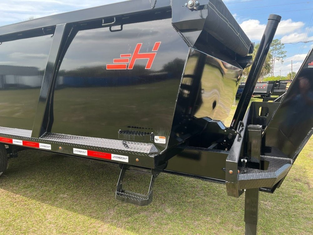 20 Horizon HZH Gooseneck Dump Trailer 48" Side Walls - (2) 10K Axles 018040 - Stryker Dealership Group