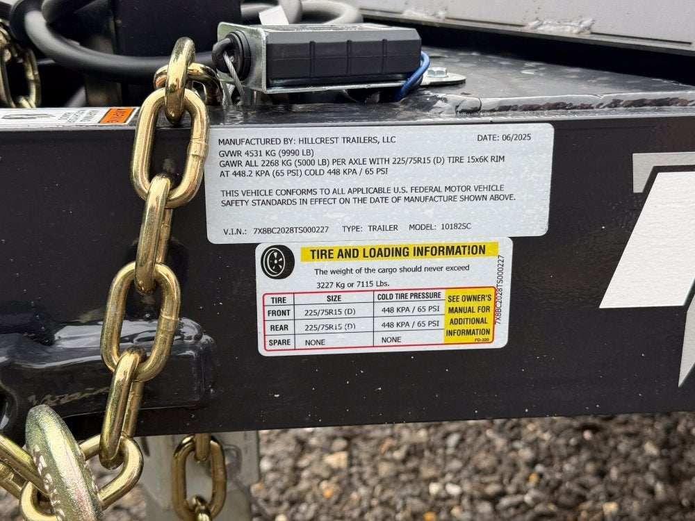 20' BP Car Hauler - 5K Axles - Slide In Ramps - Single Car - Stryker Dealership Group