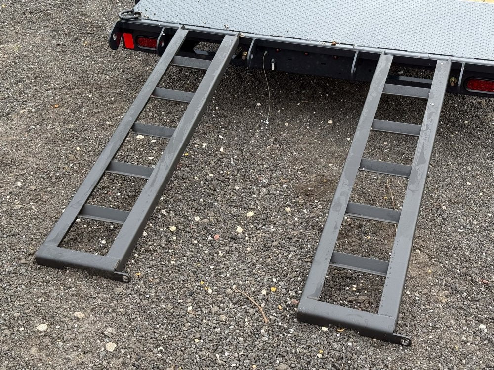 20' BP Car Hauler - 5K Axles - Slide In Ramps - Single Car - Stryker Dealership Group