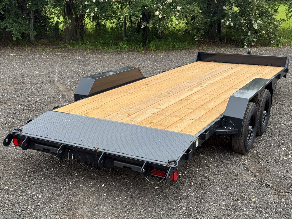 20' BP Car Hauler - 5K Axles - Slide In Ramps - Single Car - Stryker Dealership Group