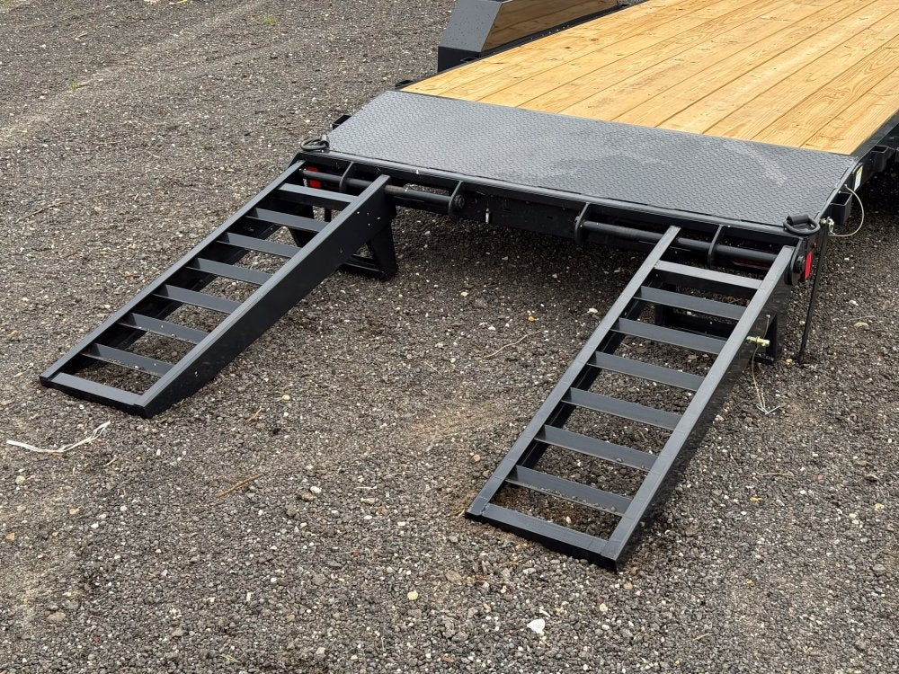 20' BP Car Hauler - 5K Axles - Stand Up Ramps - Single Car - Stryker Dealership Group