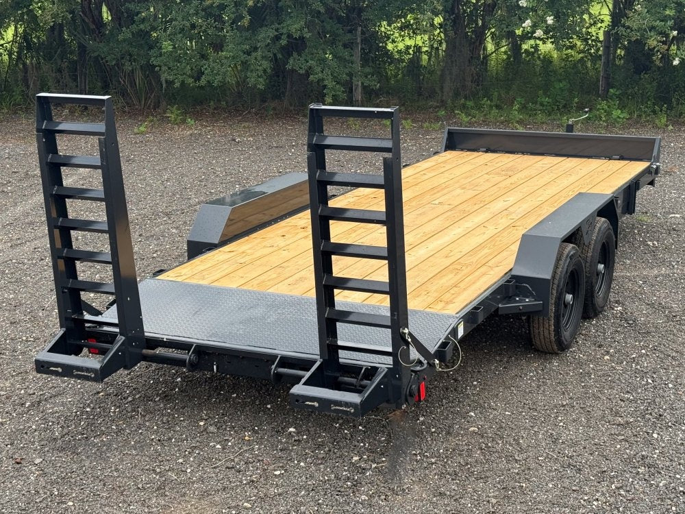 20' BP Car Hauler - 5K Axles - Stand Up Ramps - Single Car - Stryker Dealership Group