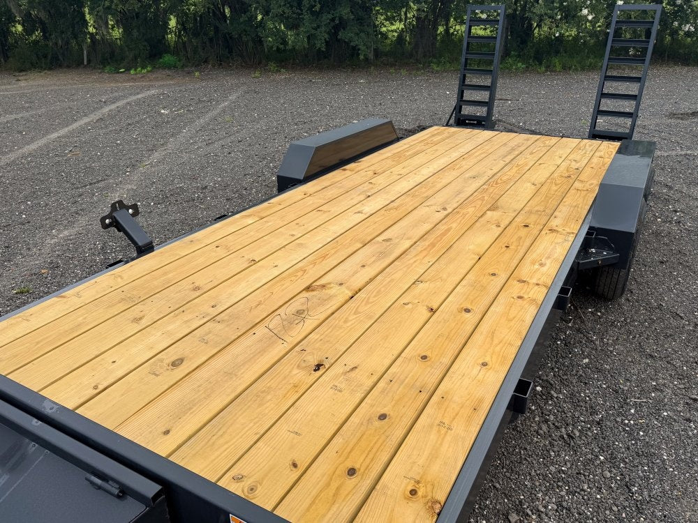 20' BP Car Hauler - 5K Axles - Stand Up Ramps - Single Car - Stryker Dealership Group