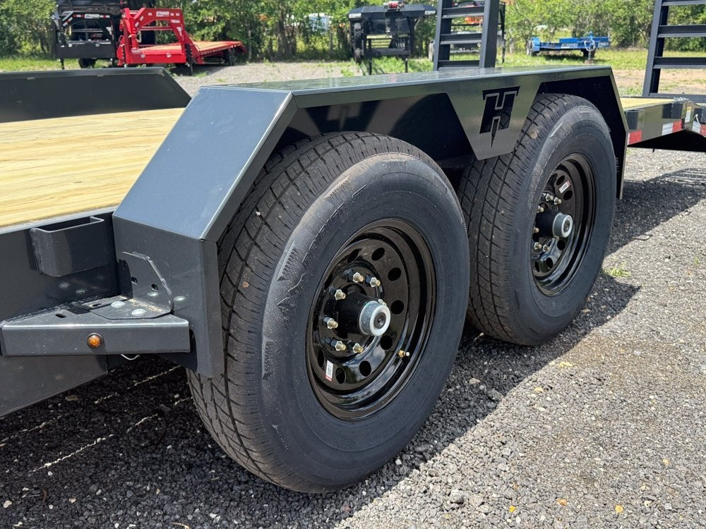 20' BP Equipment Trailer Stand Up Ramps - 7k Axles - Equipment Trailers - Stryker Dealership Group