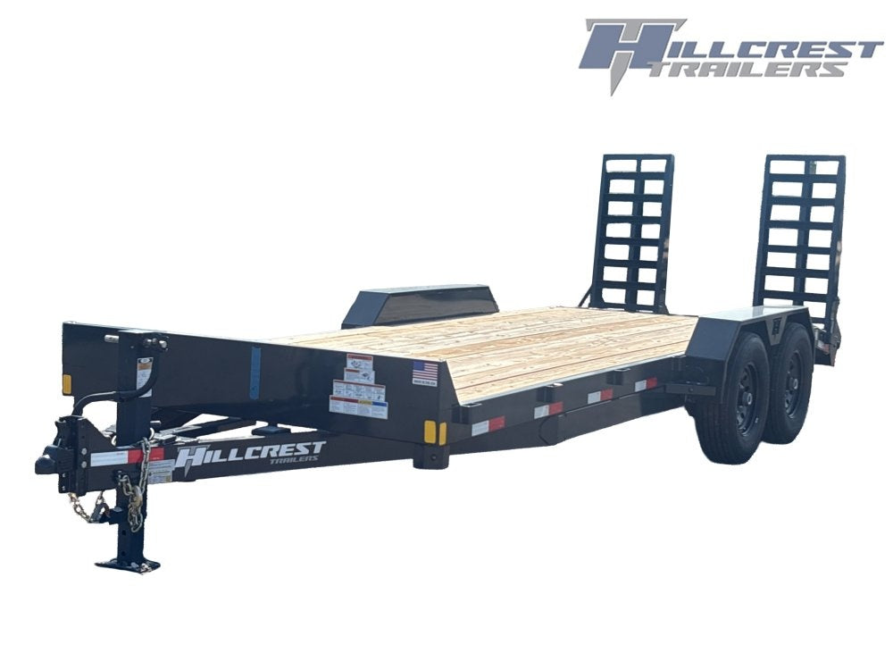 20' BP Equipment Trailer Stand Up Ramps - 8k Axles - Equipment Trailers - Stryker Dealership Group