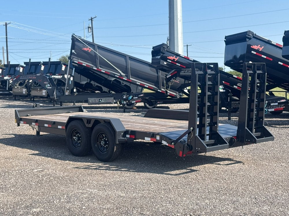 20' BP Equipment Trailer Stand Up Ramps - 8k Axles - Equipment Trailers - Stryker Dealership Group