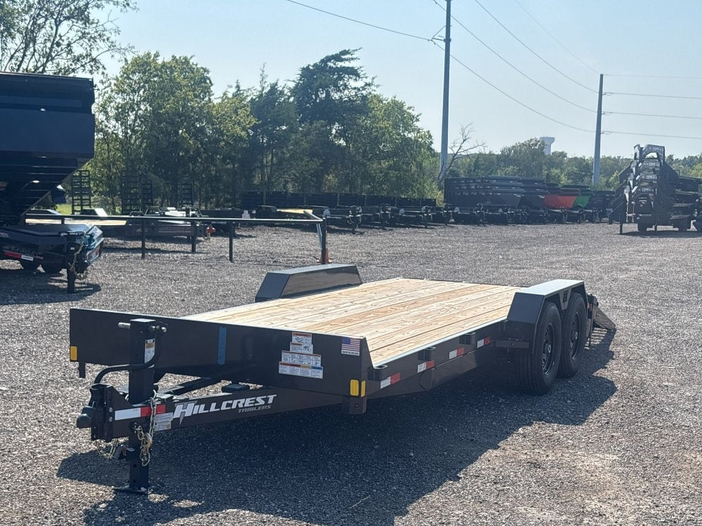 20' BP Equipment Trailer Stand Up Ramps - 8k Axles - Equipment Trailers - Stryker Dealership Group
