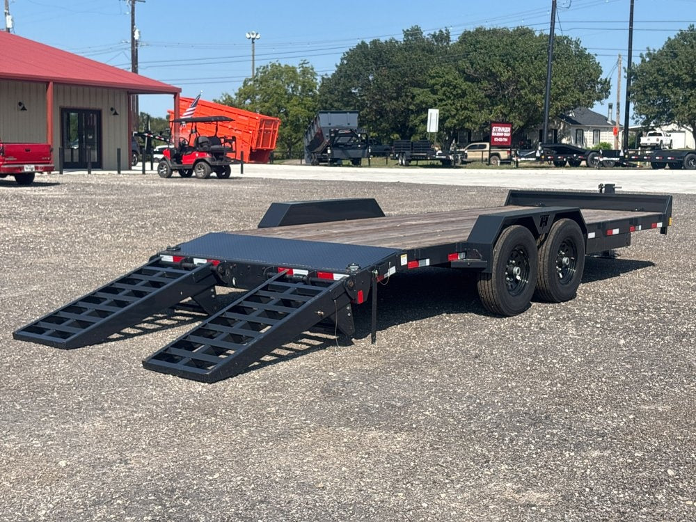 20' BP Equipment Trailer Stand Up Ramps - 8k Axles - Equipment Trailers - Stryker Dealership Group