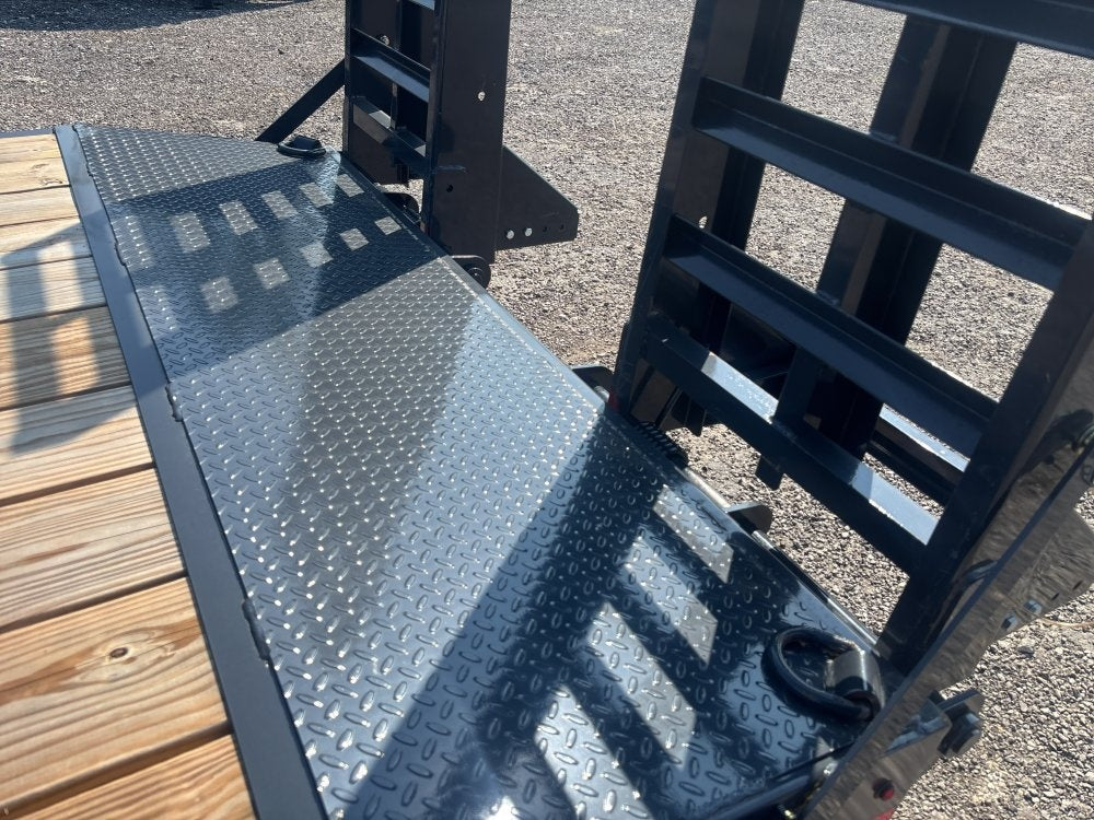 20' BP Equipment Trailer Stand Up Ramps - 8k Axles - Equipment Trailers - Stryker Dealership Group