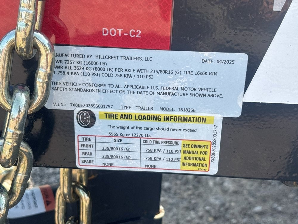 20' BP Equipment Trailer Stand Up Ramps - 8k Axles - Equipment Trailers - Stryker Dealership Group