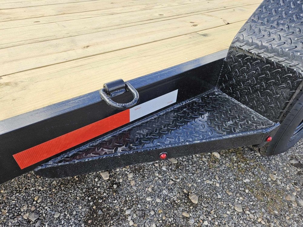 20' Car Hauler 6K Axles, Diamond Plate Fenders, Slide In Ramps - Pipe Top Rail - Stryker Dealership Group