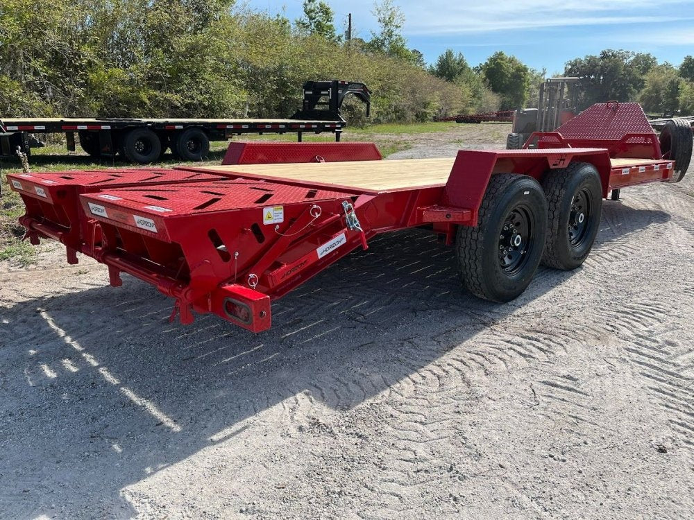 20' EHZ BP Equipment Trailer 2 - 7k Axles Mega Ramps - Equipment Trailers - Stryker Dealership Group