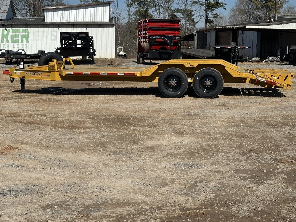 20' HEH Equipment Trailer (2) 10K Axles, Drive Over Fenders, 3' Dove W/ Mountain Ramps - Equipment Trailers/Drive Over Fenders - Stryker Dealership Group
