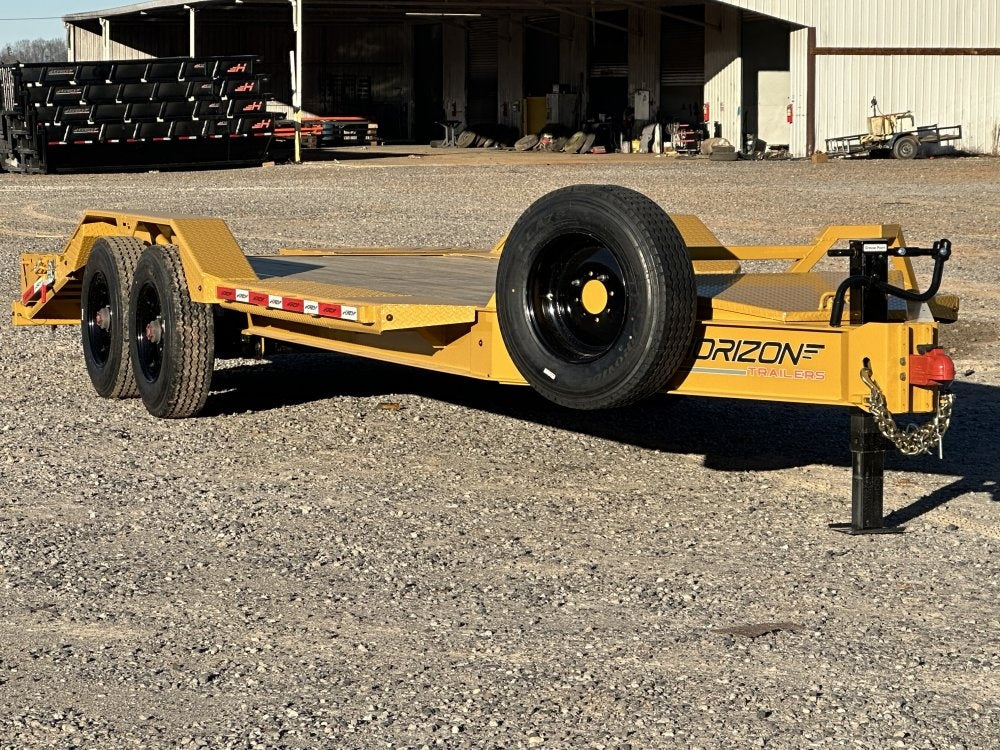 20' HEH Equipment Trailer (2) 10K Axles, Drive Over Fenders, 3' Dove W/ Mountain Ramps - Equipment Trailers/Drive Over Fenders - Stryker Dealership Group