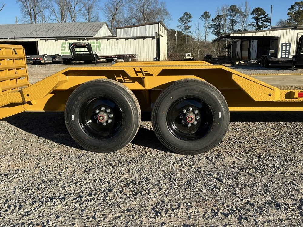 20' HEH Equipment Trailer (2) 10K Axles, Drive Over Fenders, 3' Dove W/ Mountain Ramps - Equipment Trailers/Drive Over Fenders - Stryker Dealership Group