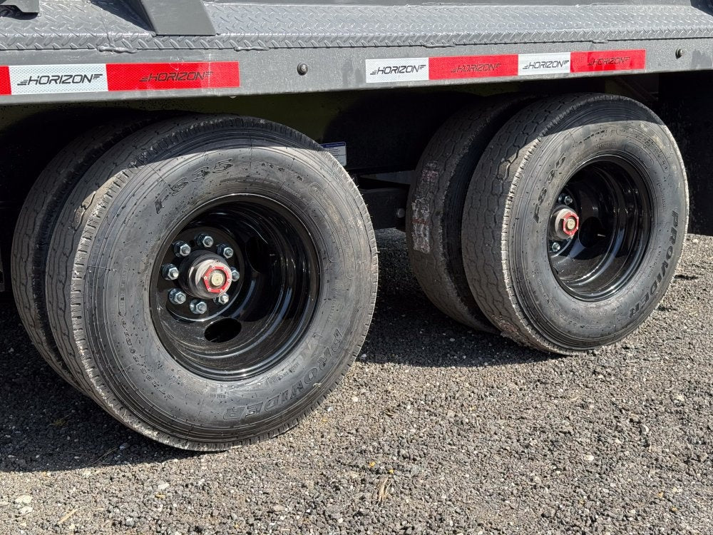 20' HZH GN Dump Trailer w/ 4' Walls (2) 10k Axles, 3-Way Door, Hydraulic Jacks - Dump Trailers/Dump Trailers - Stryker Dealership Group