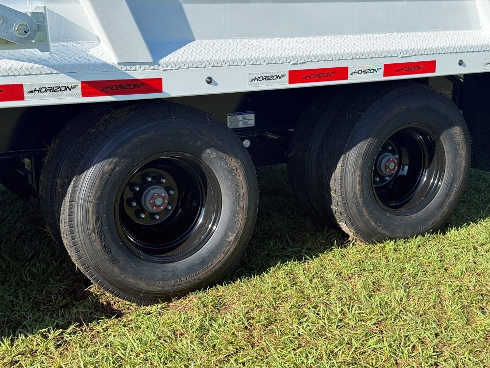 20' HZH GN Dump Trailer w/ 4' Walls (2) 10k Axles, 3-Way Door, Hydraulic Jacks - DT4 Heavy Duty/Dump Trailers - Stryker Dealership Group