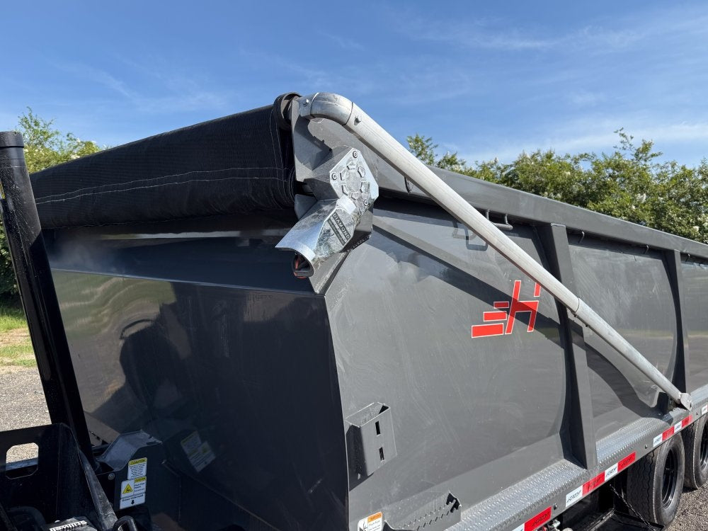 20' HZH GN Dump Trailer w/ 4' Walls (2) 10k Axles, 3-Way Door, Hydraulic Jacks - DT4 Heavy Duty/Dump Trailers - Stryker Dealership Group