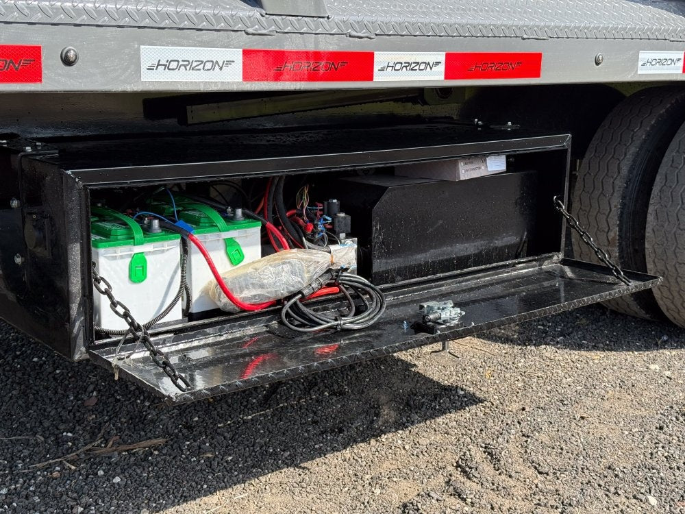 20' HZH GN Dump Trailer w/ 4' Walls (2) 10k Axles, 3-Way Door, Hydraulic Jacks - Dump Trailers/Dump Trailers - Stryker Dealership Group