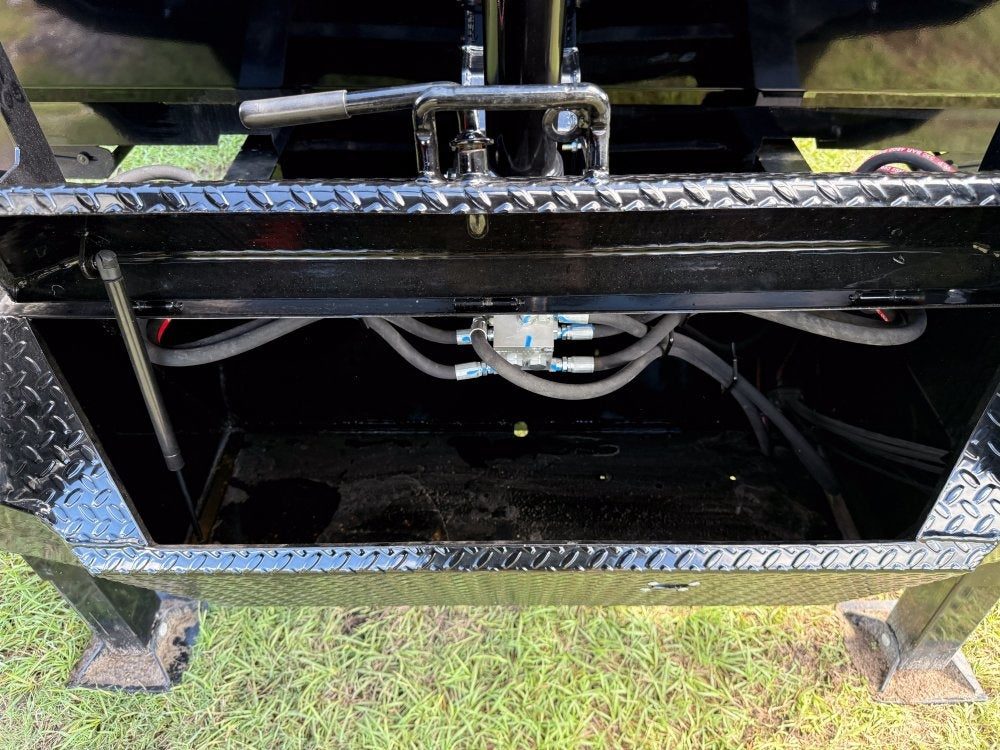 20' HZH GN Dump Trailer w/ 4' Walls (2) 12k Axles, 3-Way Door, Hydraulic Jacks - Dump Trailers/Dump Trailers - Stryker Dealership Group