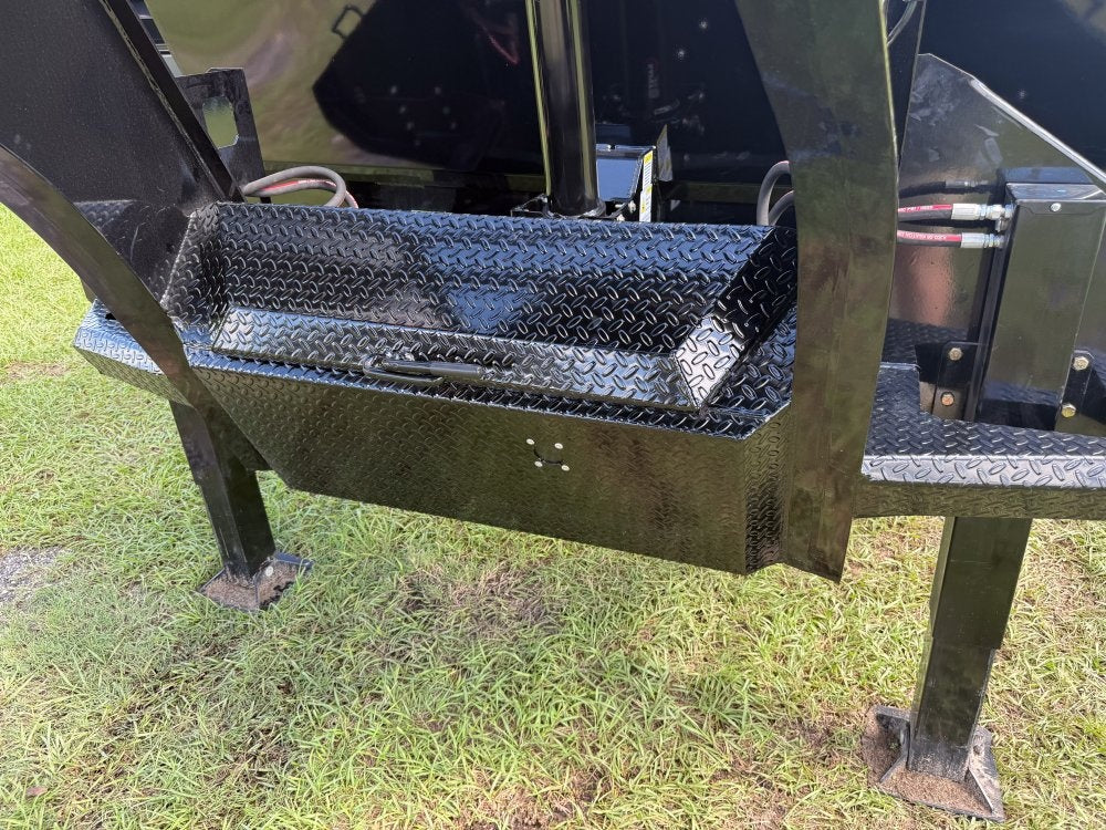 20' HZH GN Dump Trailer w/ 4' Walls (2) 12k Axles, 3-Way Door, Hydraulic Jacks - DT4 Heavy Duty/Dump Trailers - Stryker Dealership Group