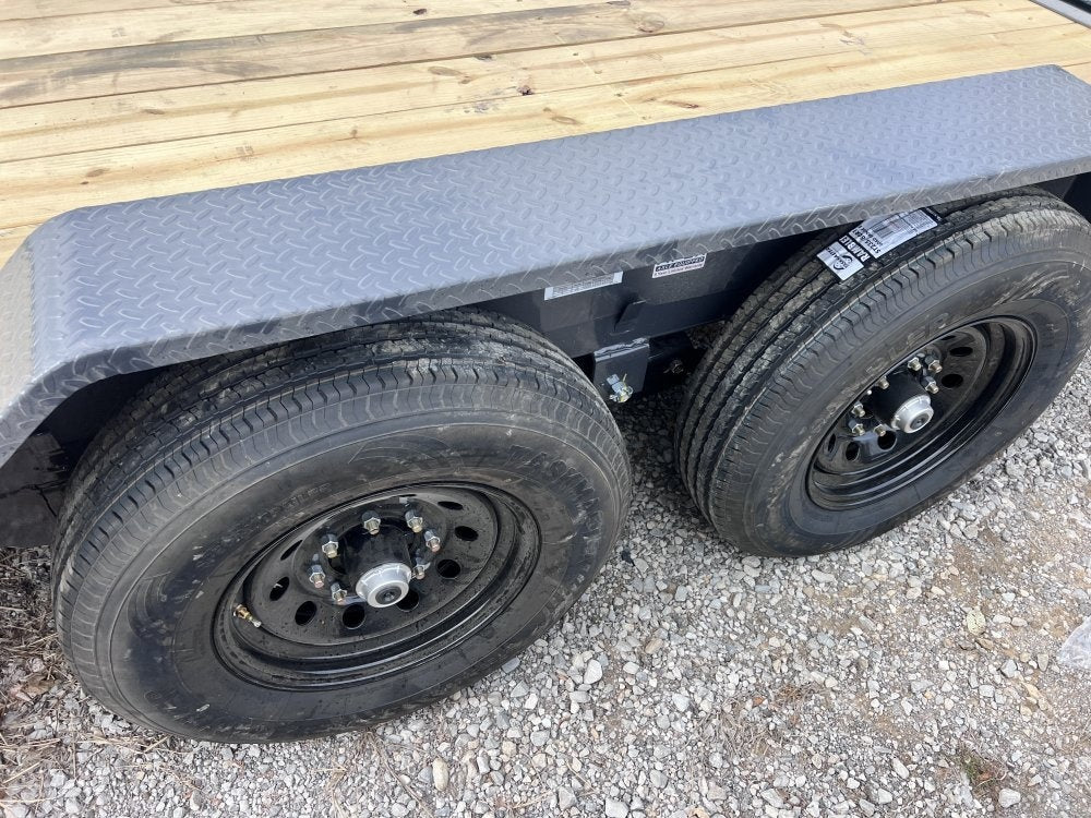 20' Iron Bull EWB Bumper Pull Equipment Trailer Mega Ramps - (2) 7,000 lb Axles - Equipment Trailers - Stryker Dealership Group