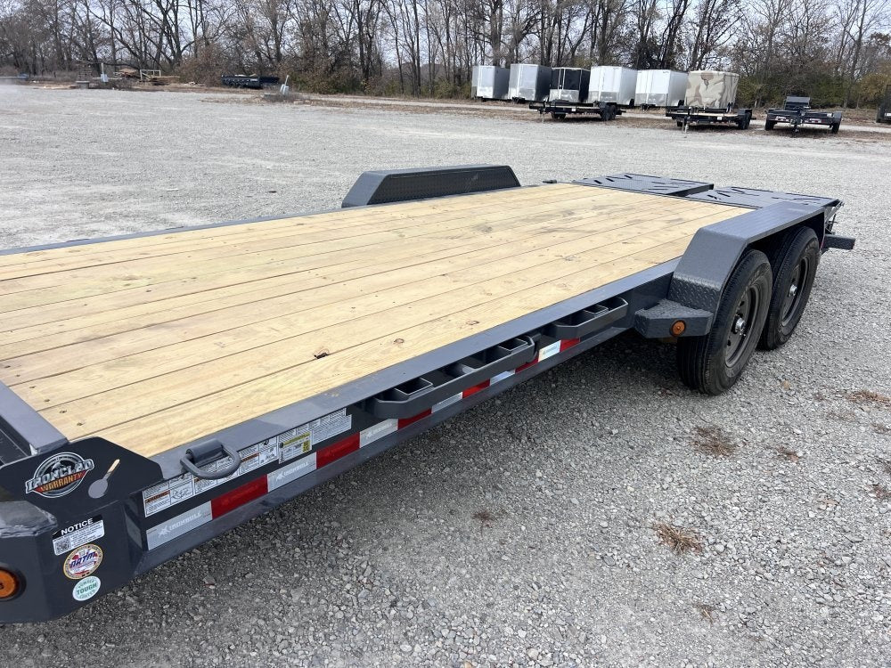 20' Iron Bull EWB Bumper Pull Equipment Trailer Mega Ramps - (2) 7,000 lb Axles - Equipment Trailers - Stryker Dealership Group