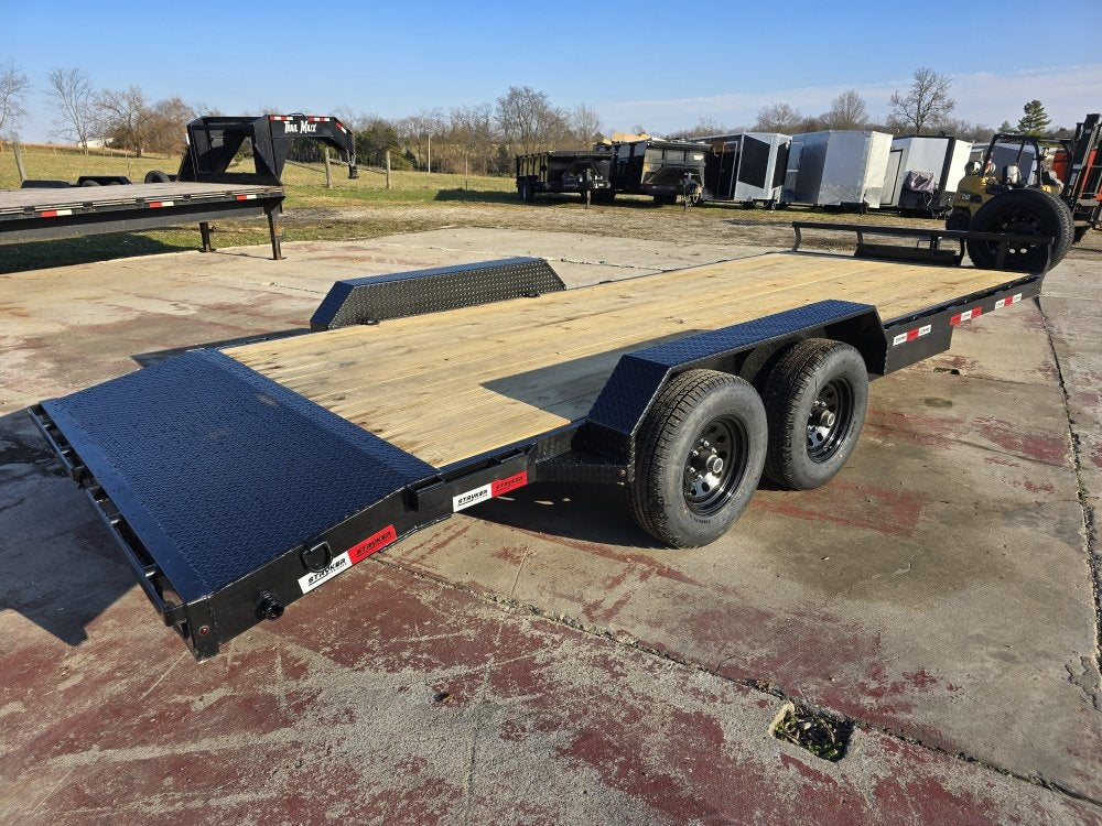 20' Stryker Car Hauler 10K GVWR 83' Wide (2) 5.2qK Axles - Single Car Trailers - Stryker Dealership Group