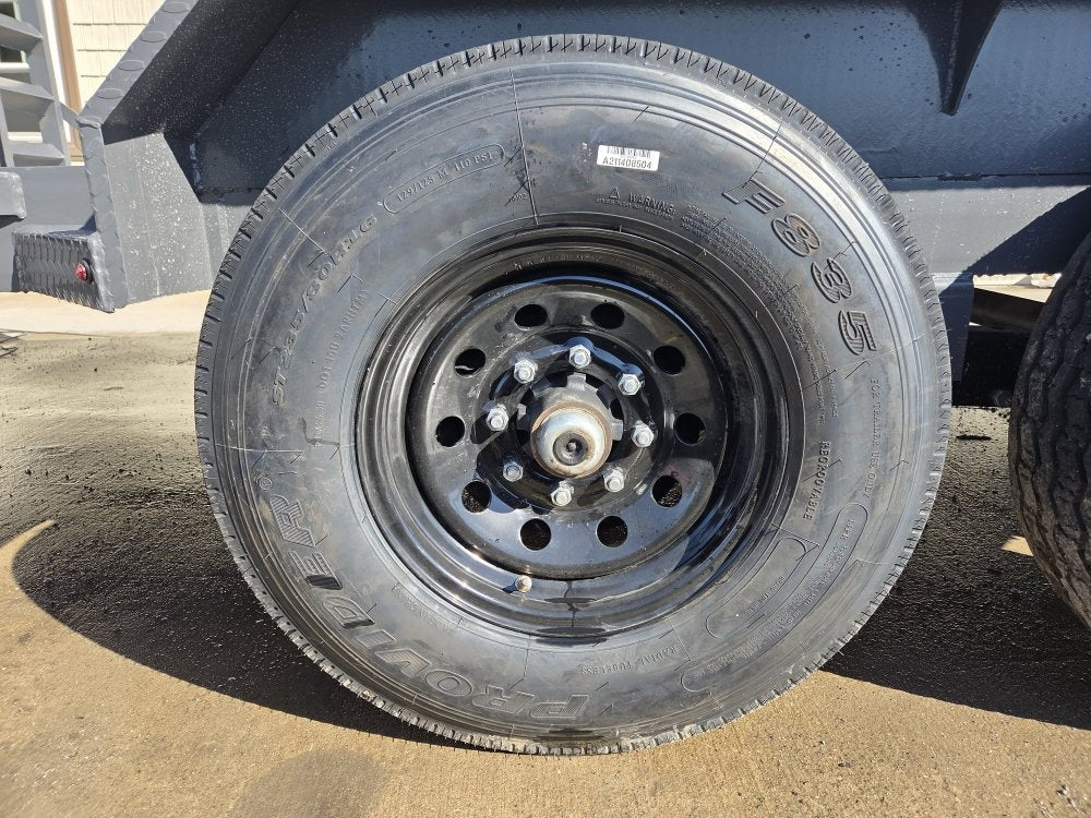 20' Stryker SET Bumper Pull Equipment Trailer Stand Up Ramps - (2) 7K Axles - Equipment Trailers - Stryker Dealership Group