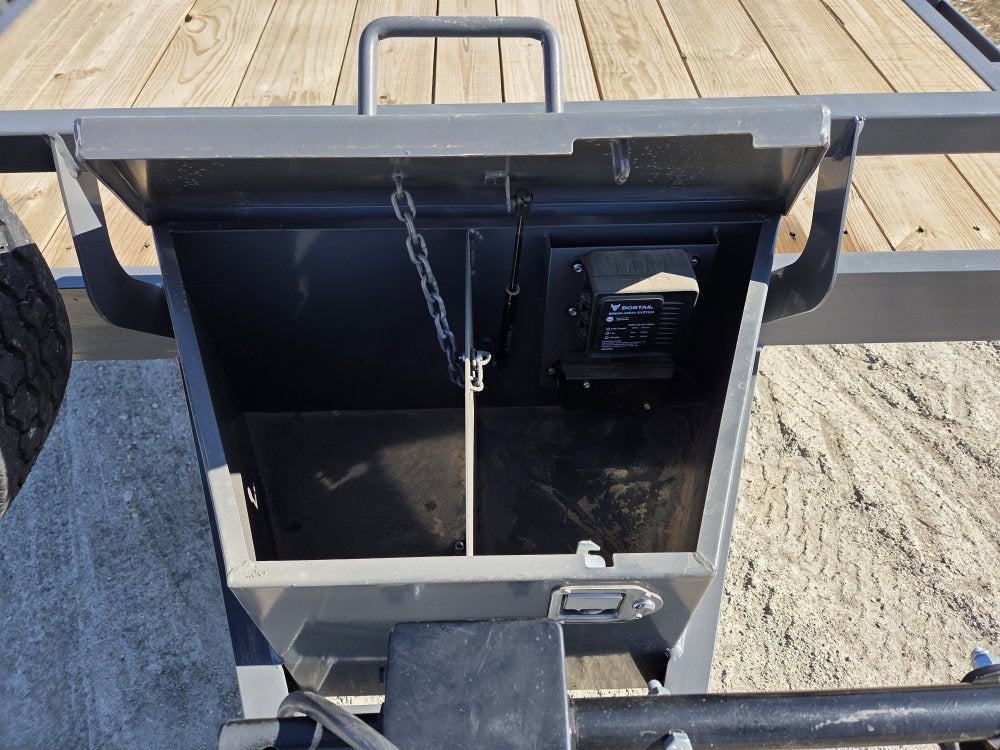 20' Stryker SET Bumper Pull Equipment Trailer Stand Up Ramps - (2) 7K Axles - Equipment Trailers - Stryker Dealership Group