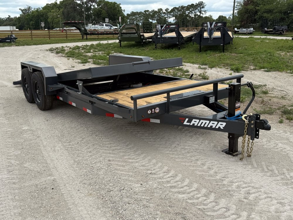 20' Tilt Trailer Lamar (2) 7K Axles 14K GVWR 10K Payload - Equipment Tilt - Stryker Dealership Group