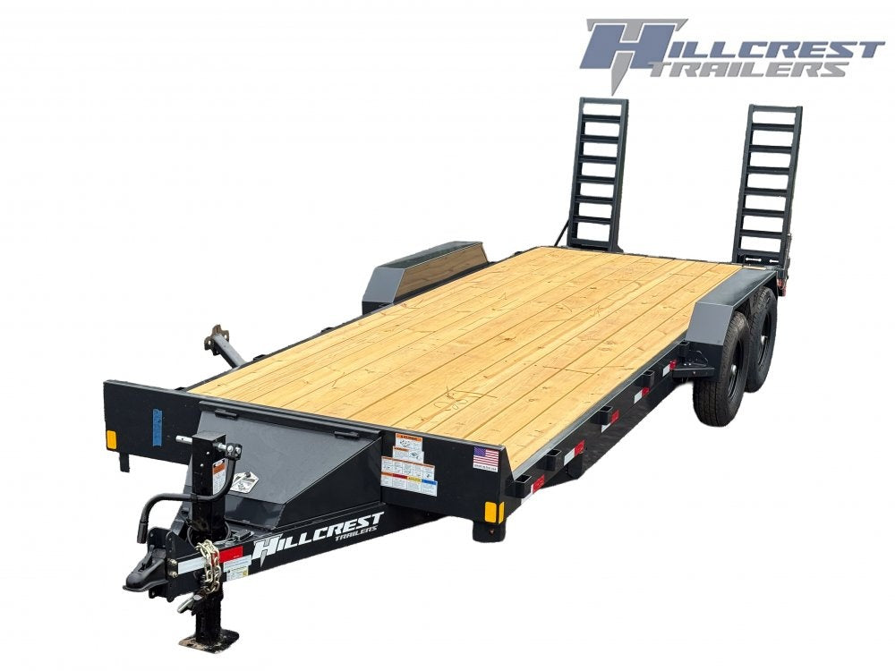 22' BP Equipment Trailer Stand Up Ramps - 7k Axles - Equipment Trailers - Stryker Dealership Group