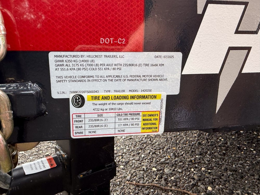 22' BP Equipment Trailer Stand Up Ramps - 7k Axles - Equipment Trailers - Stryker Dealership Group