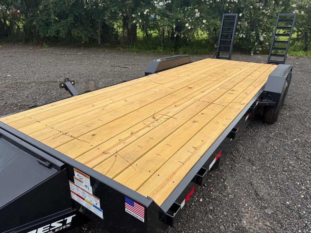 22' BP Equipment Trailer Stand Up Ramps - 7k Axles - Equipment Trailers - Stryker Dealership Group