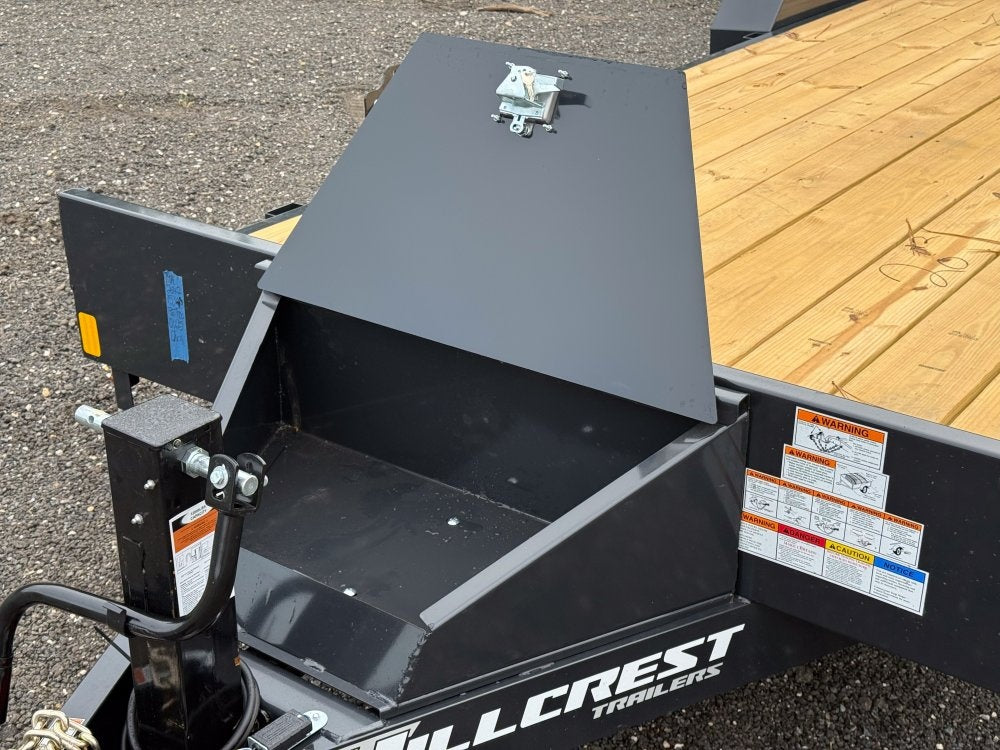 22' BP Equipment Trailer Stand Up Ramps - 7k Axles - Equipment Trailers - Stryker Dealership Group