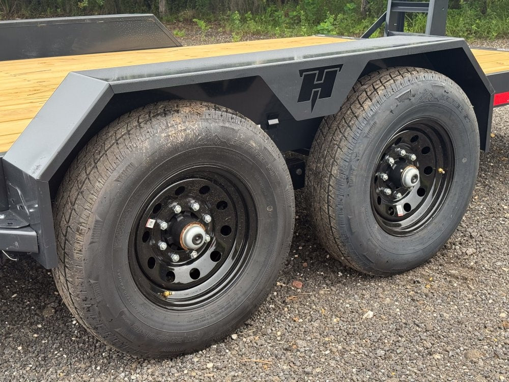 22' BP Equipment Trailer Stand Up Ramps - 7k Axles - Equipment Trailers - Stryker Dealership Group