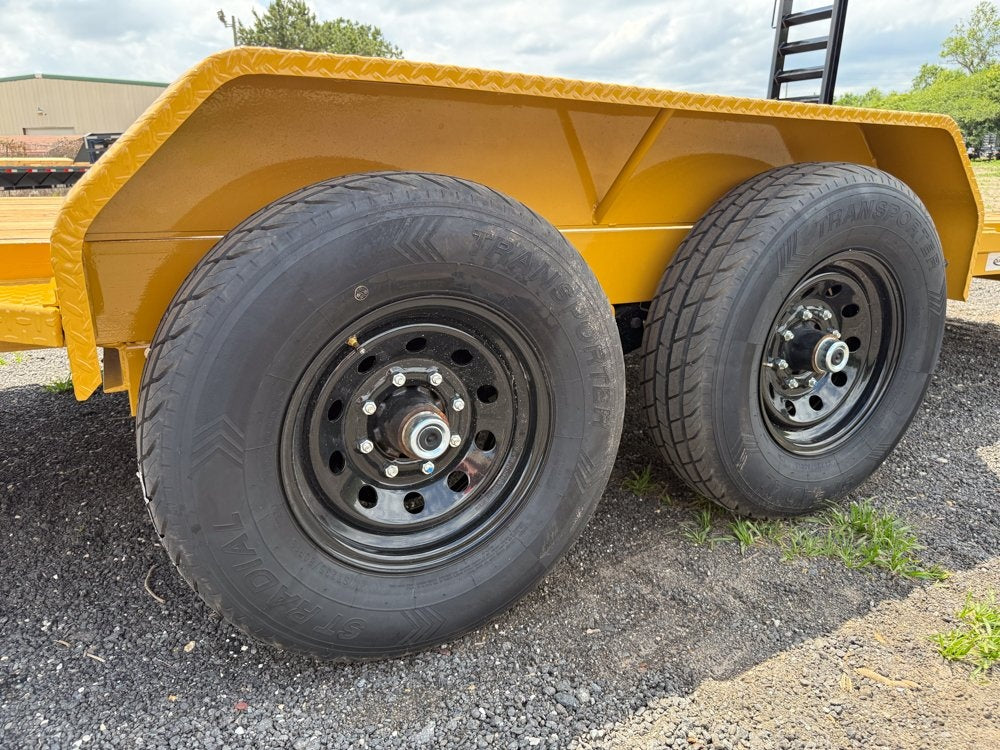 22' ERH Equipment Trailer (2) 7K Axles, Stand Up Ramps - Equipment Trailers - Stryker Dealership Group